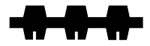 Rozměry kurty dvojitý zub